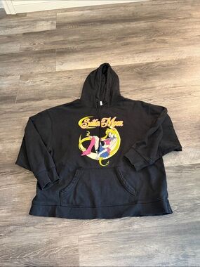 Sailor Moon Black Graphic Hoodie
